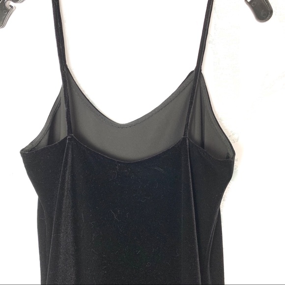 Rebecca Minkoff Black Velveteen Yoshi Slip Dress - Picture 7 of 8